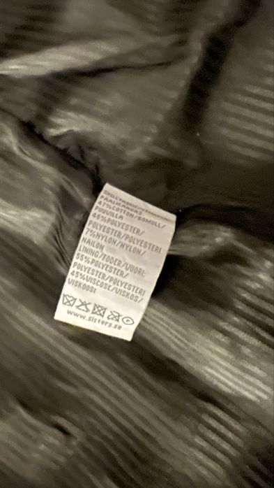 Palton/ trench negru Sisters Point