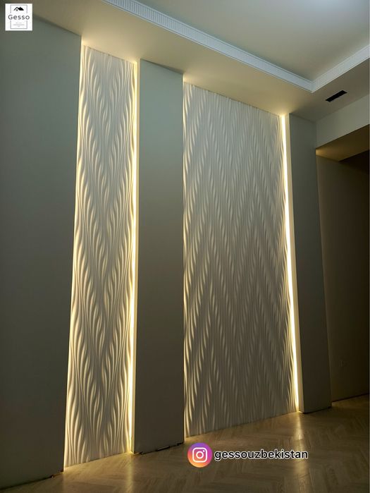 Гипсовые 3д панели | 3д панель | 3d panel | decor | декор | tyaga aboy