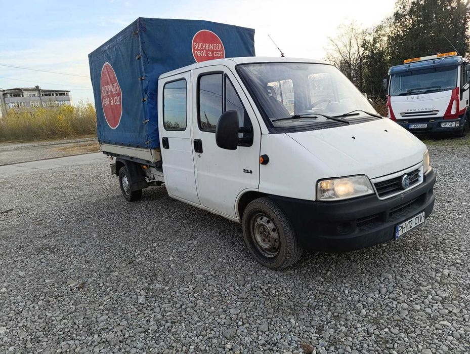 Vand Fiat Ducato, 2.3 jtd, 7 locuri, prelata