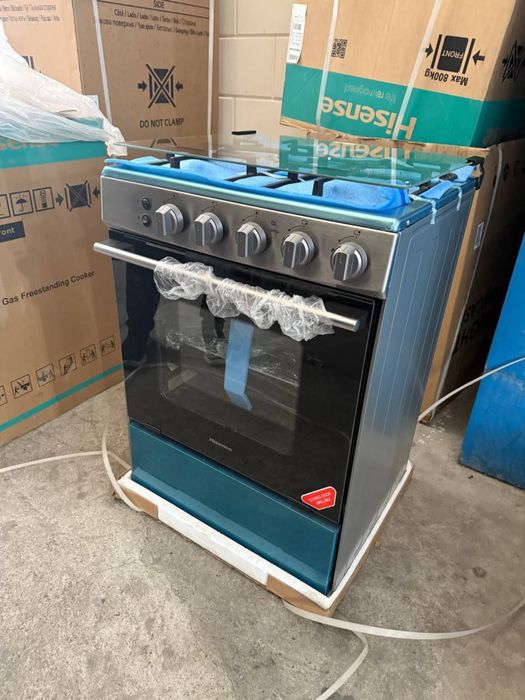 Газовая печь Heisens 4 комфорки +доставка до подъезда