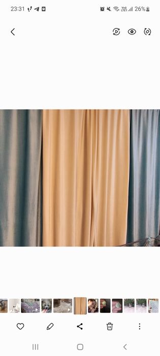 Бархатные портьеры