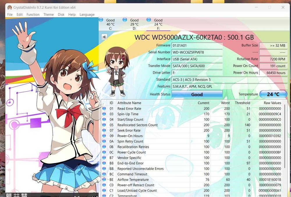 Hardisk 500Gb WD calculator