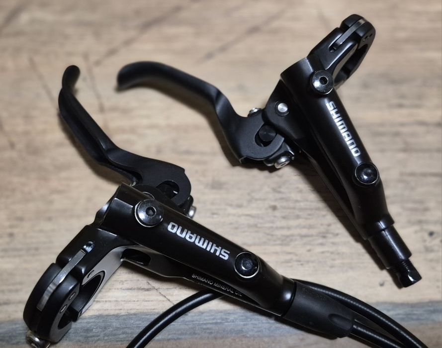 Set frâne hidraulice Shimano MT501 + MT500 NOU