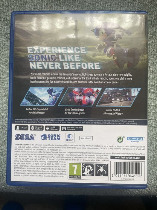 Sonic frontiers PS5