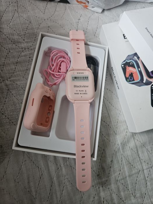 Детски смарт часовник Blackview BVZ30, 1.75'', розов