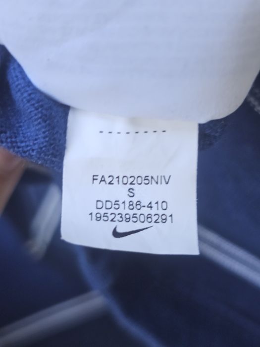 Nike W NSW JSY Stripe LS Top – дамска блуза, тъмносиня с бели райета