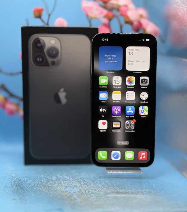 ПЕРФЕКТЕН!!! Apple, iPhone 13 Pro Max, 128GB, 5G, Graphite