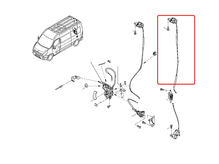 Брава за багажник за Nissan NV400 / Opel Movano B / Renault Master 3