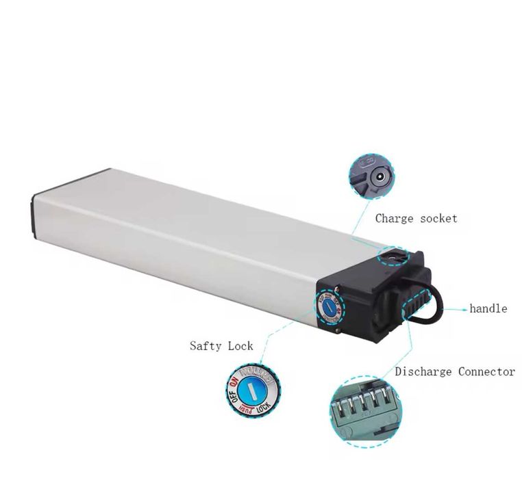 Батерия 36V 12.5Ah за електрически велосипед – 410 мм