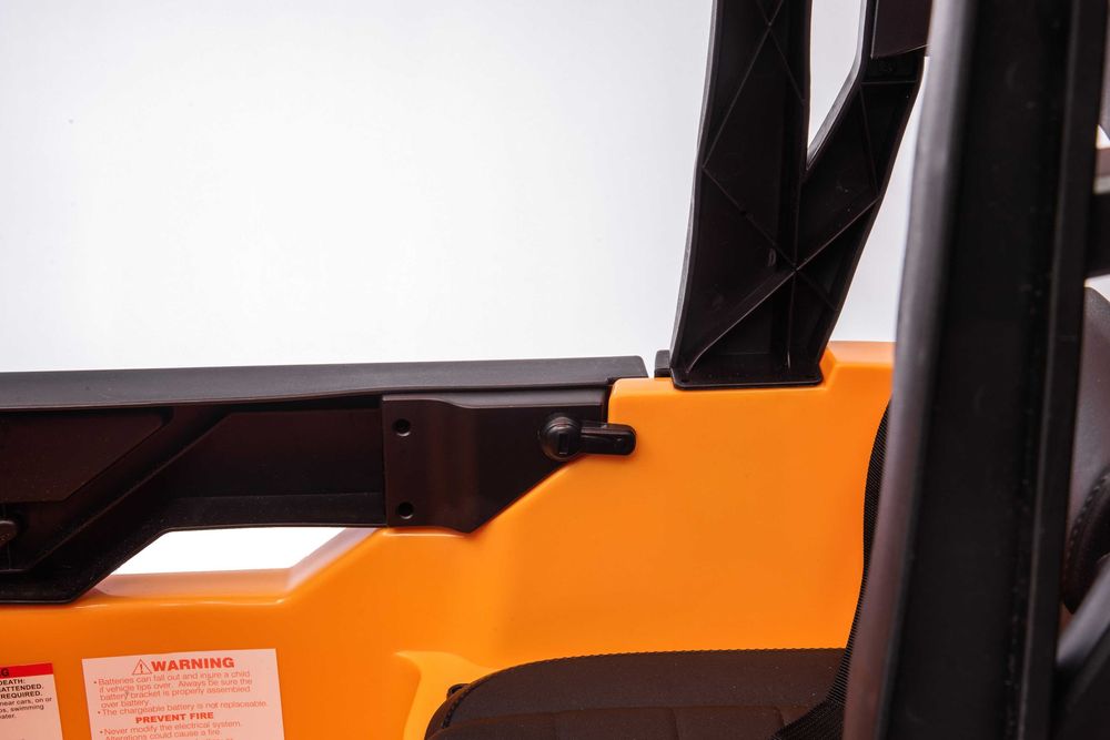 Motostivuitor electric pentru copii JCB 2x 35W 12V culoare galben