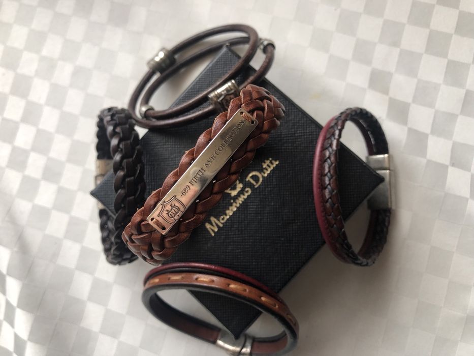 Vand bratara massimo dutti barbati din piele