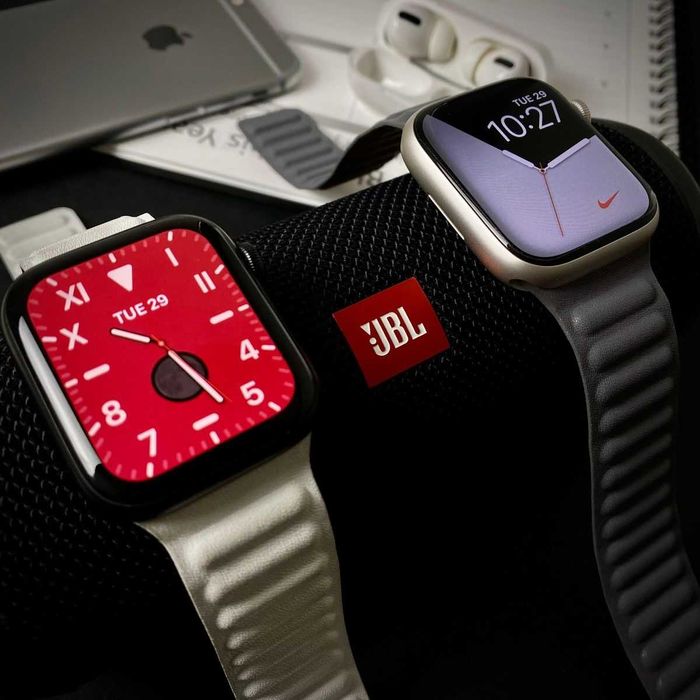 Кожена каишка с магнитно закопчаване за Apple Watch ULTRA/SE/11/10/9/8