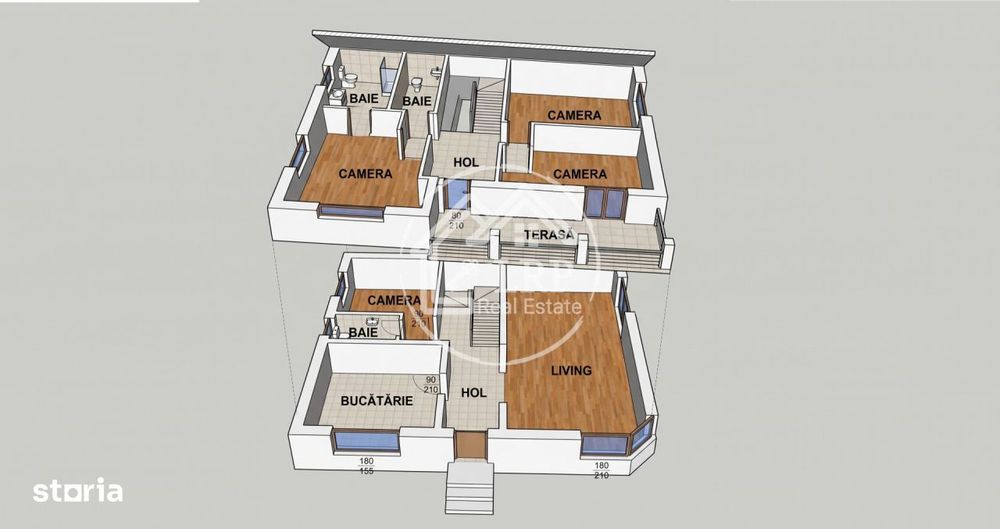 Vila P+M 5 Camere si teren de 280 mp – Pantelimon-adiacent str.Campu