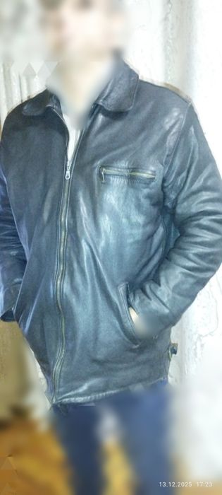 Куртка натуральная кожа, 50 размер,  б.у.