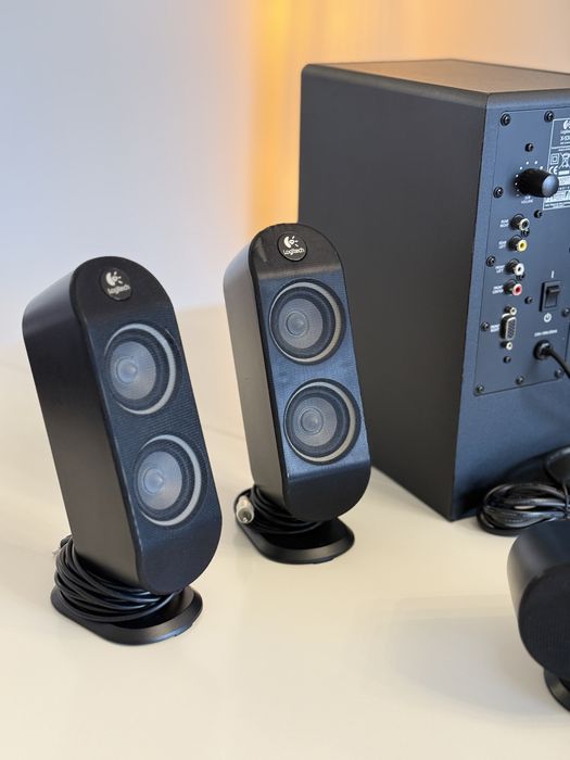 Sistem audio Logitech X-530 5.1 Surround – Subwoofer + 5 sateliți