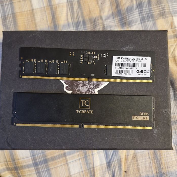Озу ddr5 5200 и 6000