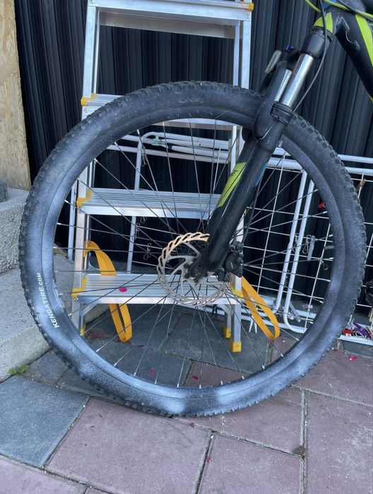 bicicleta sprint maverick 29″ hdb 430mm negru/lime/albastru