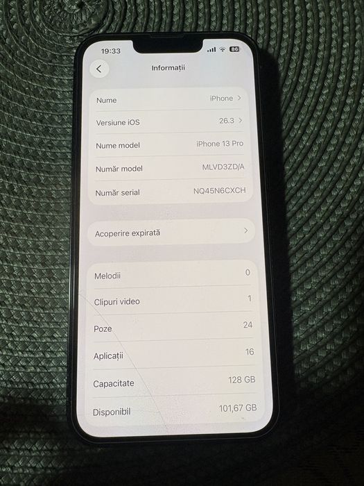 Iphone 13 PRO , aproape nou !