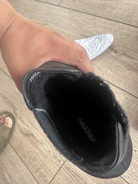 Зимние замшевые(Нубук) ботинки Челси