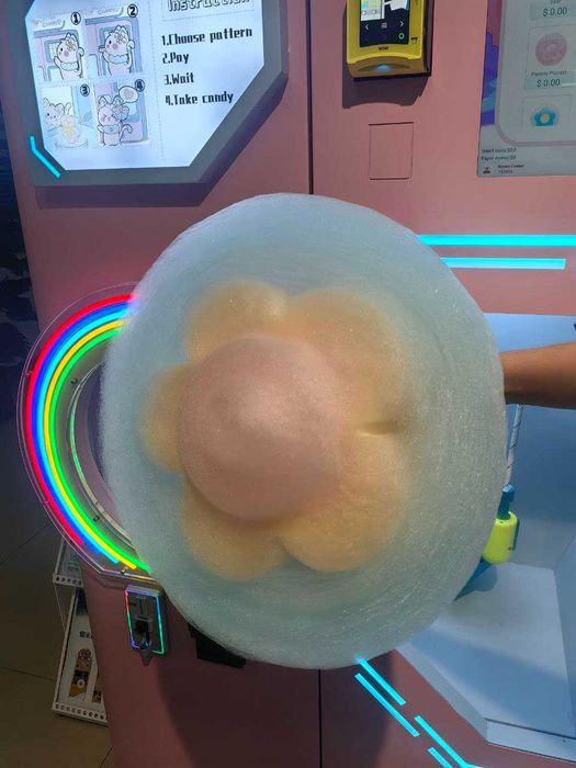 Вендинг Машина за захарен памук на клечка Cotton Candy Pro 64 цвята