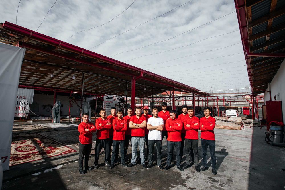 Стирка ковров химчистка / Гилам ювиш Самарқанд