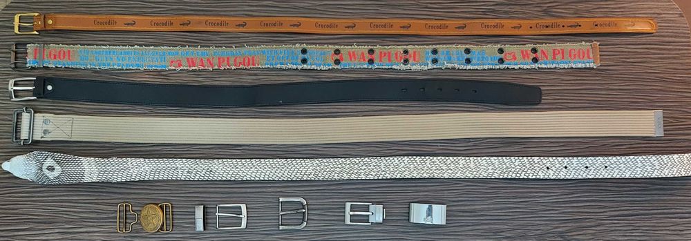 Ремни и пряжки разные