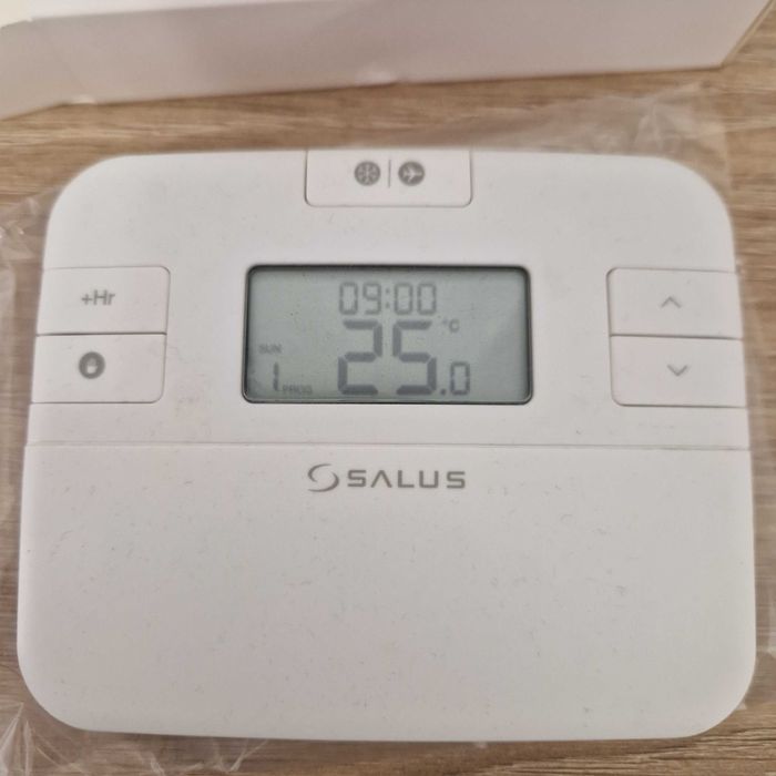 Termostat pentru centrala, wireless, Salus RT510RF, programabil, alb
