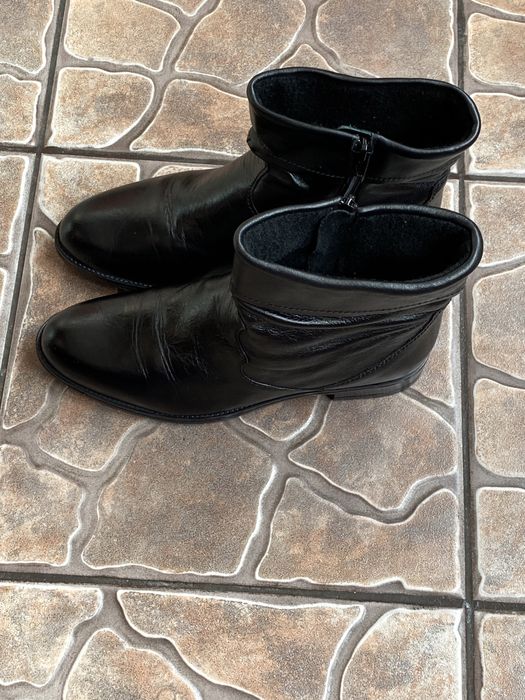 Cizme joase de piele pentru femei nr 39. Noi! Elegante și finuțe.