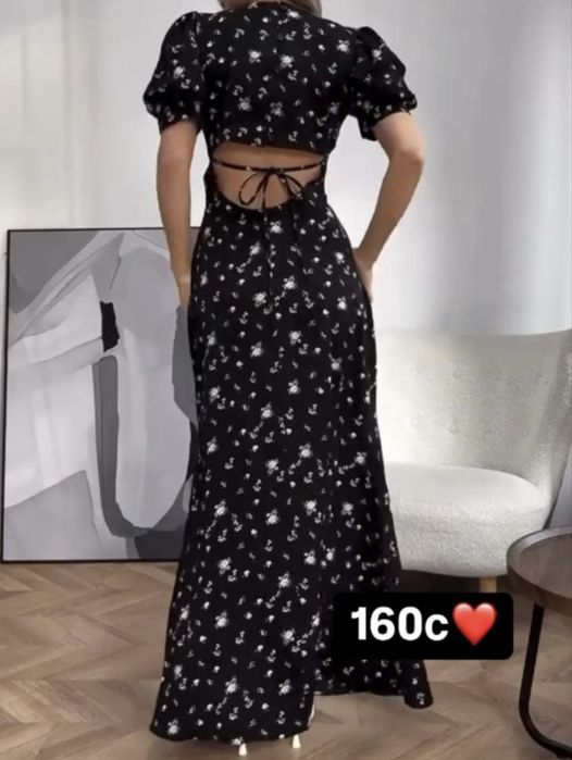 Вечернее платье черное