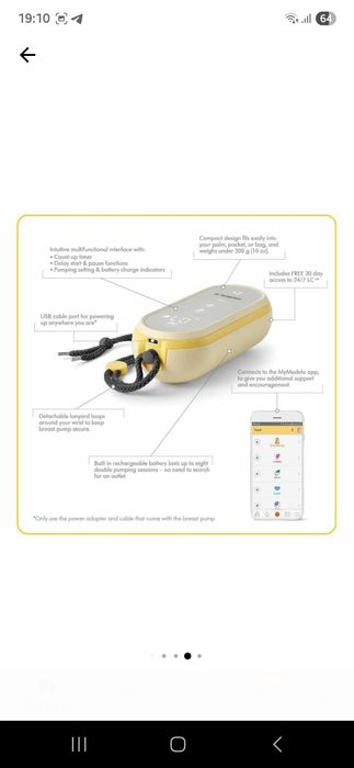 Pompă electrica de sân Medela Freestyle Flex Dublă electrică