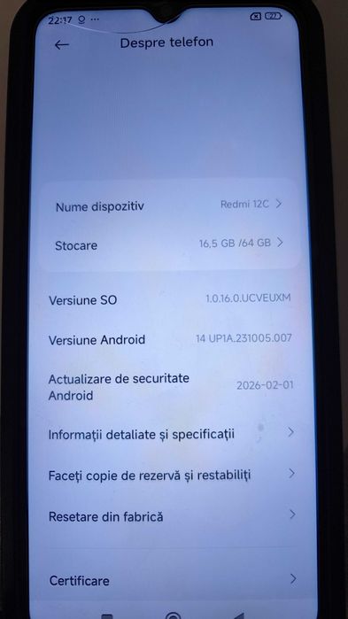 Telefon Redmi 12C