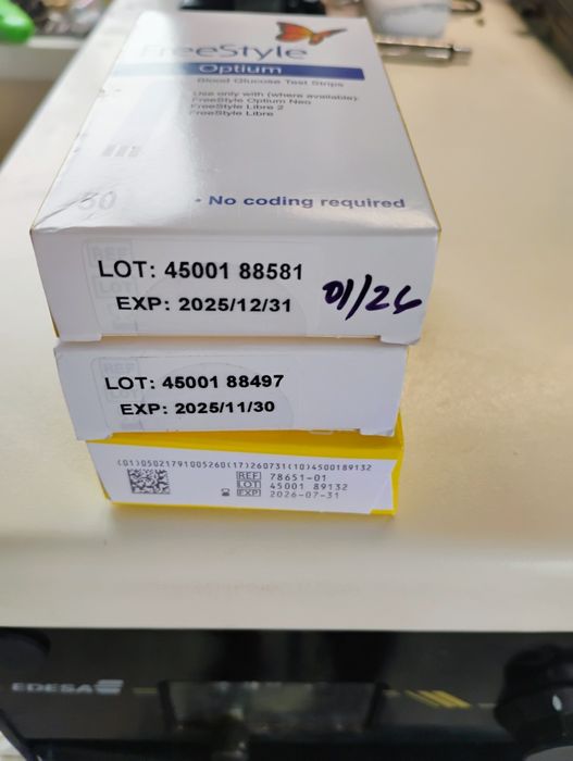 Тест ленти за кръвна захар FreeStyle