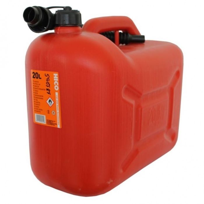 Пластмасова туба за гориво с накрайник  - 20L