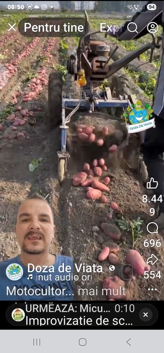 Masina de recoltat scos cartofi ceapa usturoi motocultor