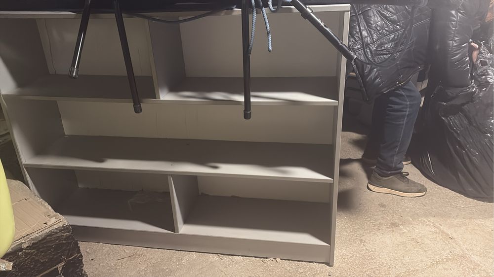 Шкаф б/у в сером цвете