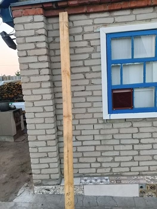 Столбы деревянные 220х10х10