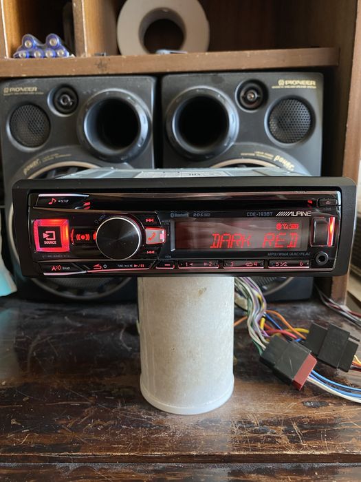 ALPINE CDE-193BT - ВИСОК КЛАС!- BLUETOOTH USB CD mp3 плеър за кола сд авто радио