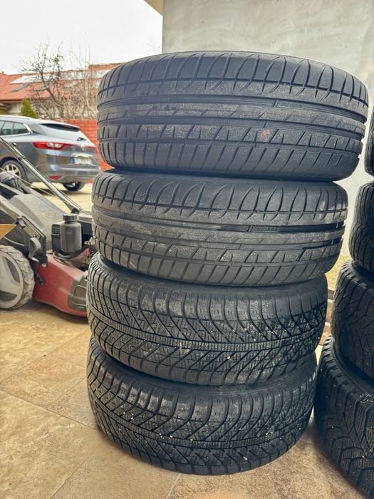 Jante originale Volkswagen R16, 5x112 – cu anvelope, plug & play