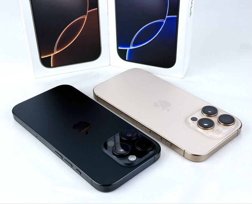 НОВ! Apple iPhone 16 Pro 128GB Black / Desert Гаранция!