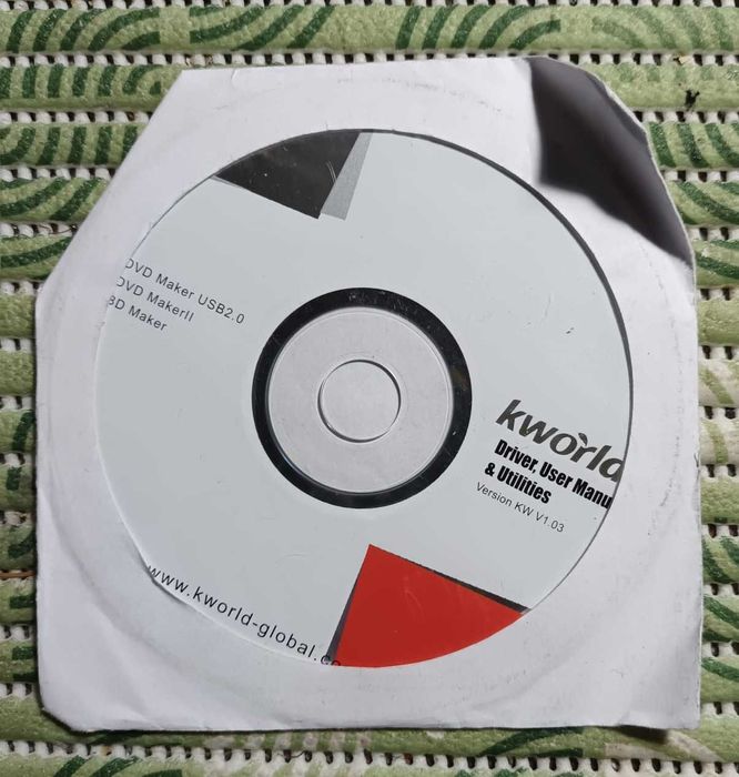 Placa de captura Audio Video Kworld VS-USB2800D