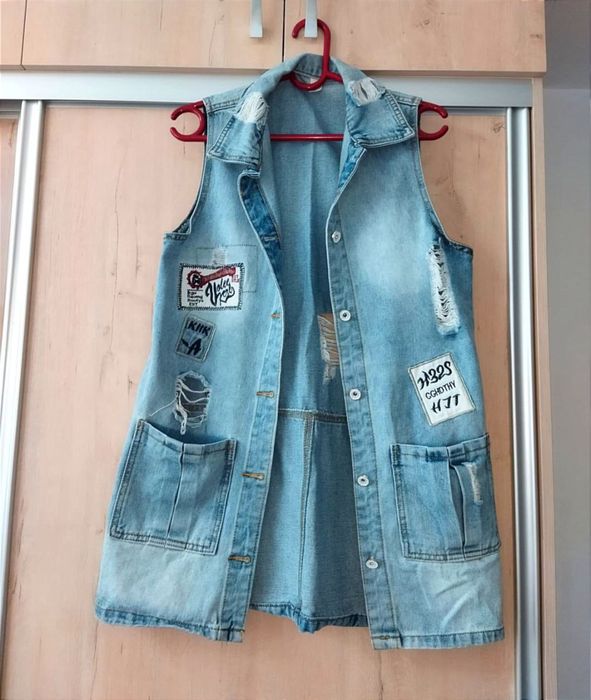 НЕДОРОГО джинсовая одежда для девочки