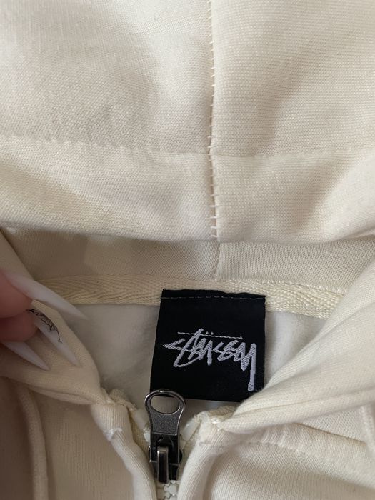 зипка stussy бежевая