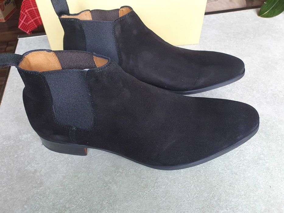 Нови италиански елегантни боти Ciro de Pascale ном.44- естествен велур