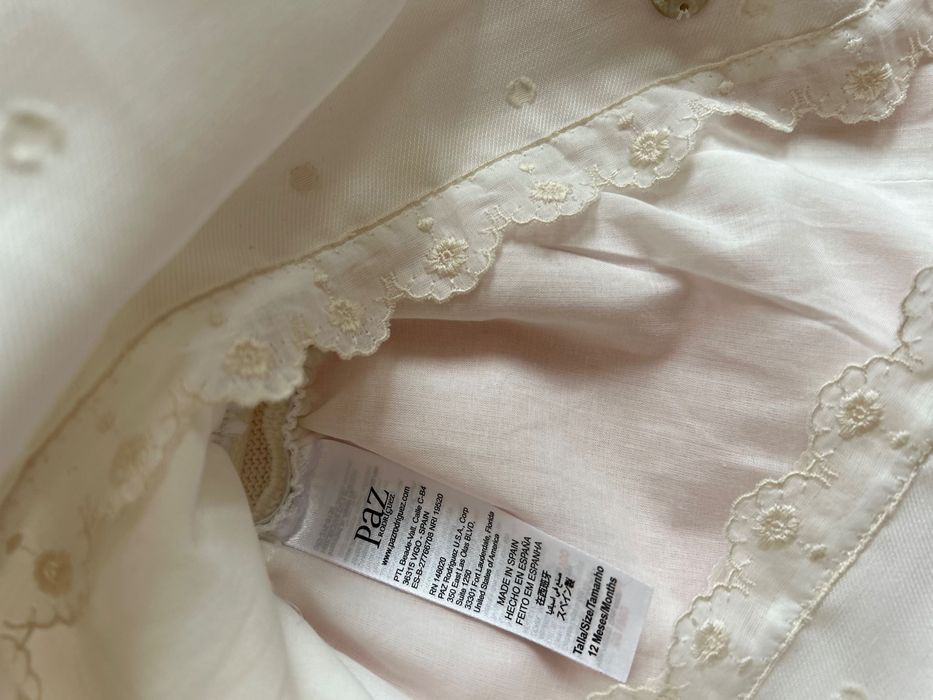 PAZ Rodriguez кокетна бутикова рокля за принцеса made in Spain