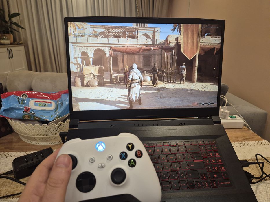 Геймърски лаптоп комплект MSI KATANA-17'3 inch - RTX3060