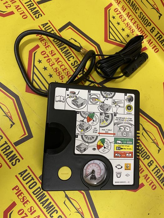 Compresor auto umflat roti original Renault Dacia 99565 6935