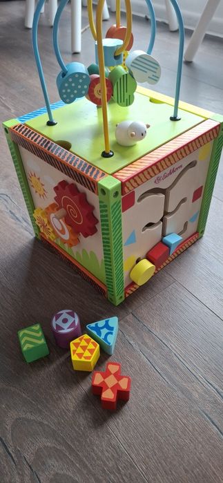 Лот играчки, кубче, уолкър и дрънкалки