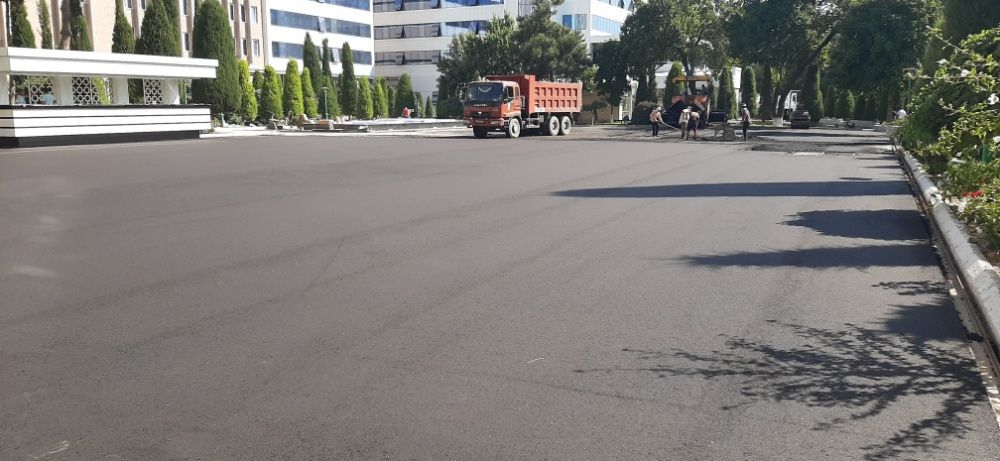 Асфальт в Столице. Услуги Асфальтирования и Ремонт Дорог в Узбекистане