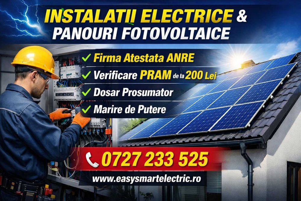 Dosar de prosumator, marire de putere, PRAM, electrica