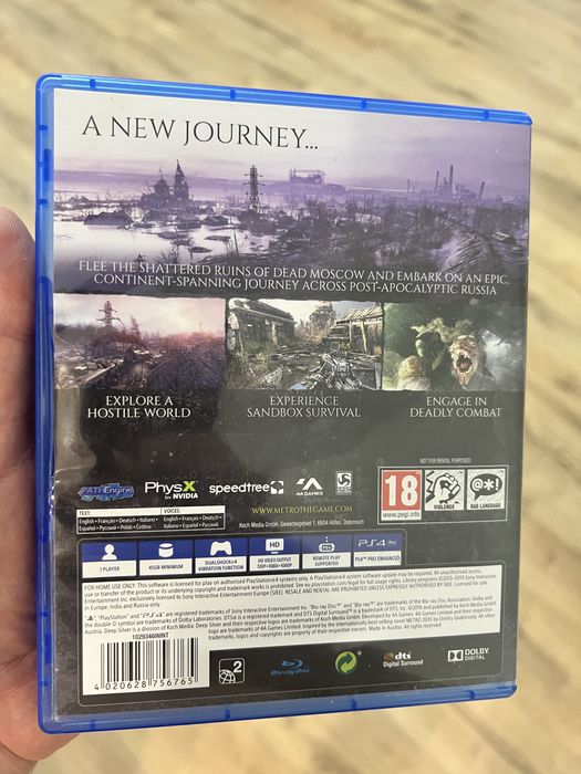 Metro exodus PS4/PS5